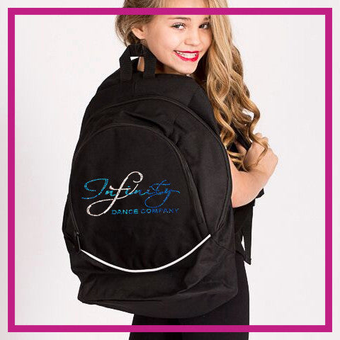 is there commitment complicated Infinity Dance Company Rhinestone Backpack with Bling Logo - Glitterstarz