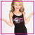 GlitterStarz GlitterGirl Fashion Bling Cami Tank Top with Rhinestone Logo