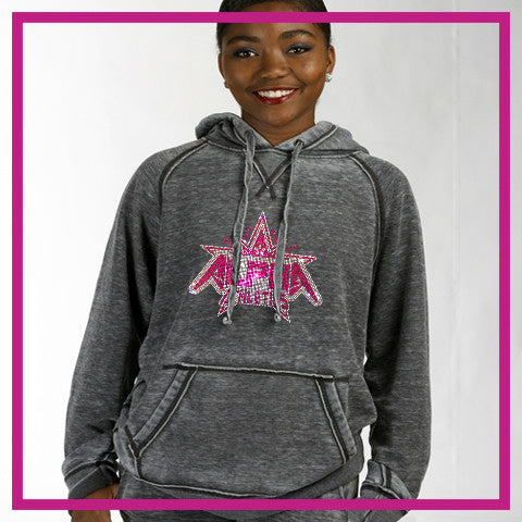 Alpha Athletics Spirit Hoodie with Rhinestone Logo - Glitterstarz