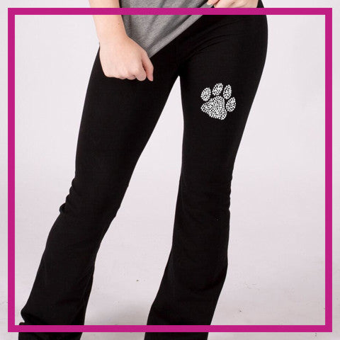 Wauconda Bulldogs Bling Leggings with Rhinestone Logo