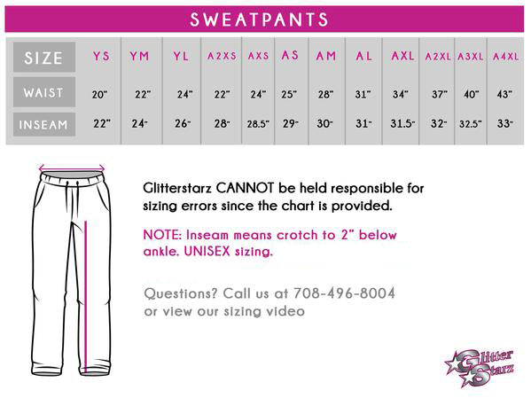 Curtain Call Performing Arts Center Bling Comfy Sweats with