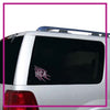 Hilliard Cheer Academy Bling Clingz Window Decal All in Rhinestones