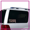 The Dance Factory Bling Clingz Window Decal All in Rhinestones