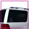 Front Street Dance Center Bling Clingz Window Decal All in Rhinestones