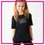 Curtain Call Performing Arts Center Bling Basic Tee with Rhinestone Logo