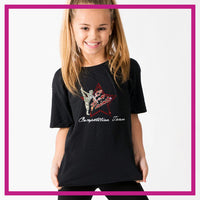 Basic-Tshirt-en-pointe-dance--glitterstarz-custom-rhinestone-bling-shirts-and-apparel