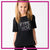 Make Your Move Performing Arts Bling Basic Tee with Rhinestone Logo