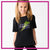 Steppin' Out Dance Center  Bling Basic Tee with Rhinestone Logo