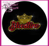 Bloodline Cheerleading Bling Fleece Jacket with Rhinestone Logo