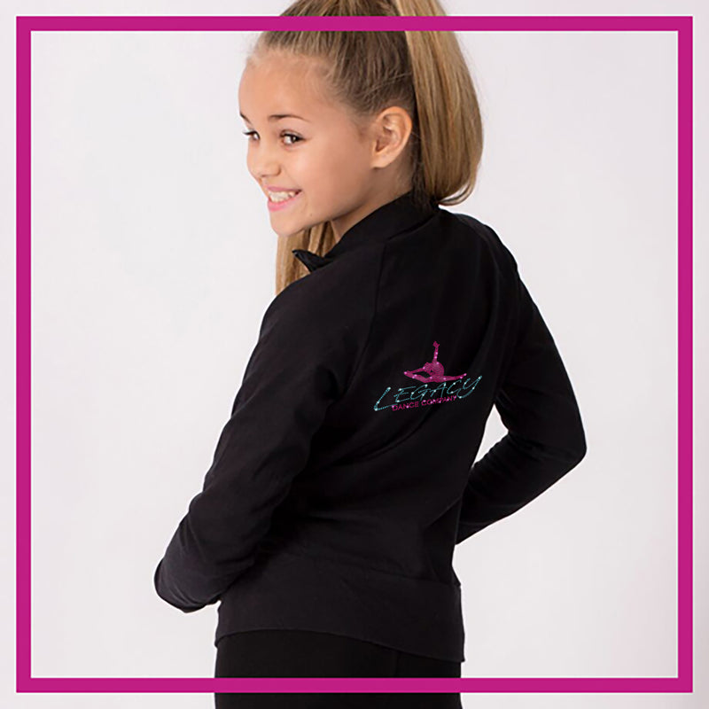 Legacy Dance Company Bling Cadet Jacket with Rhinestone Logo Glitterstarz