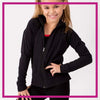 CADETJACKET-FRONT-Stagg-Orchesis-Dance-Company-glitterstarz-custom-rhinestone-jacket-with-bling-logos