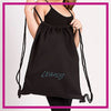 Legacy Dance Company Rhinestone Cinch Bag with Bling Logo