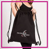 Daliana Dance Rhinestone Cinch Bag with Bling Logo