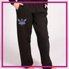 Gray Charles Hornets Bling Comfy Sweats with Rhinestone Logo