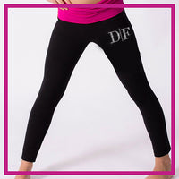 DF Athletics -  Everyday Essential Leggings with Rhinestone Logo