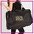 Rock Solid Academy Bling Duffel Bag with Rhinestone Logo