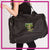 Cougars Competitive Cheerleading Bling Duffel Bag with Rhinestone Logo