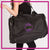 Ever After Dance Academy Bling Duffel Bag with Rhinestone Logo