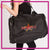 FullHouse Allstars Bling Duffel Bag with Rhinestone Logo