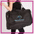 Powerhouse Dance Studio Bling Duffel Bag with Rhinestone Logo