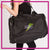 Steppin' Out Dance Center Bling Duffel Bag with Rhinestone Logo