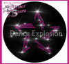 Dance Explosion and Events Bling Fleece Jacket with Rhinestone Logo