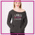 AMKM Bling Favorite Comfy Sweatshirt with Rhinestone Logo