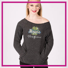 Jackie Robinson Bears Sparkle Hoodie with Rhinestone Logo - Glitterstarz