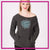 Coastal Surge Elite Bling Favorite Comfy Sweatshirt with Rhinestone Logo