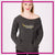 Falcons Cheer Bling Favorite Comfy Sweatshirt with Rhinestone Logo