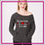 My Heart Beats in 8 Counts Bling Favorite Comfy Sweatshirt with Rhinestone Logo
