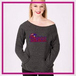 Patriots Bling Long Sleeve Lace Back Shirt with Rhinestone Logo -  Glitterstarz