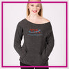 Total Inspiration Athletics Bling Favorite Comfy Sweatshirt with Rhinestone Logo