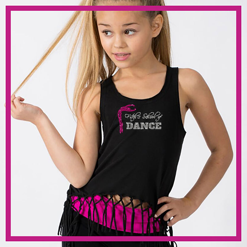 Fitch's School of Dance Bling Festival Tank with Rhinestone Logo