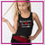 My Heart Beats in 8 Counts Bling Festival Tank with Rhinestone Logo
