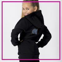 Cheer Authority Athletics Fitted Hoodie with Rhinestone Logo