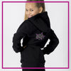 Plus Royalty All-Stars Relaxed  Hoodie with Rhinestone Logo