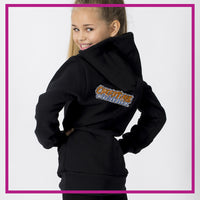 Cheertime Athletics Fitted Hoodie with Rhinestone Logo