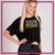 Rock Solid Academy Bling Crop Top with Rhinestone Logo