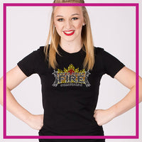 Fitted-Short-Sleeve-Tshirt-south-jersey-fire-GlitterStarz-Custom-Rhinestone-Bling-Apparel-for-Cheer-and-Dance