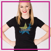 Northern Twistars Bling Fitted Shirt with Rhinestone Logo