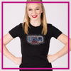 USA Allstars Bling Fitted Shirt with Rhinestone Logo