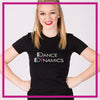 Fitted-Tshirt-dance-dynamics-GlitterStarz-Custom-Rhinestone-Bling-Apparel-for-Cheer-and-Dance