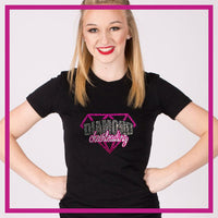 Fitted-Tshirt-diamond-cheerleading-GlitterStarz-Custom-Rhinestone-Bling-Apparel-for-Cheer-and-Dance