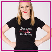 Fitted-Tshirt-extreme-kids-dance-academy-GlitterStarz-Custom-Rhinestone-Bling-Apparel-for-Cheer-and-Dance