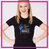 Fitted-Tshirt-first-class-dance-academy-GlitterStarz-Custom-Rhinestone-Bling-Apparel-for-Cheer-and-Dance