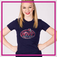Fitted-Tshirt-nny-cheer-and-tumble-GlitterStarz-Custom-Rhinestone-Bling-Apparel-for-Cheer-and-Dance-navy