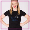 Fitted-Tshirt-on-pointe-performing-arts-center-GlitterStarz-Custom-Rhinestone-Bling-Apparel-for-Cheer-and-Dance