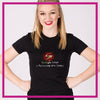 Fitted-Tshirt-spotlight-dance-and-performing-arts-center-GlitterStarz-Custom-Rhinestone-Bling-Apparel-for-Cheer-and-Dance