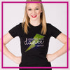 Fitted-Tshirt-steppin-out-dance-center-GlitterStarz-Custom-Rhinestone-Bling-Apparel-for-Cheer-and-Dance